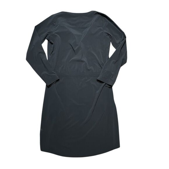 ORVIS Pack and Go Black Long Sleeve Button-Up Dress Size XS - Picture 4 of 8